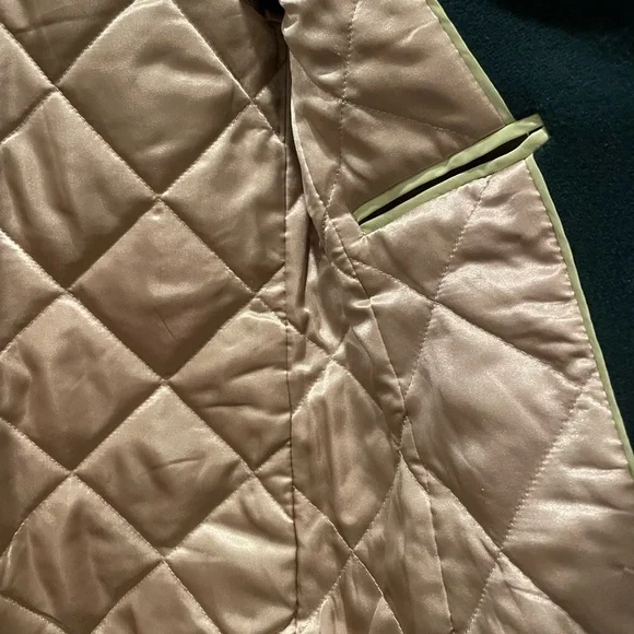 J. Crew Lodge Coat Italian Stadium Cloth Wool Nello Gori Forest Green 00 - Picture 8 of 9